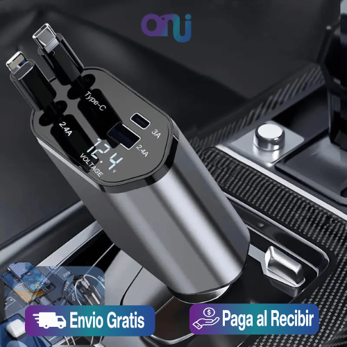Cargador Retractil |Basta de los Cables Enredados y Baterías Agotadas - ZILONIX COLOMBIA