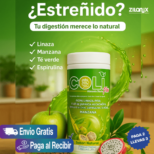 Coliplus| Dile Adiós al Colon Irritable, hinchazón y malestar digestivo - ZILONIX COLOMBIA