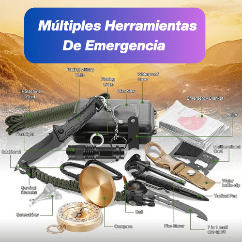 Kit De Supervivencia|Múltiples Herramientas De Emergencia. - ZILONIX COLOMBIA