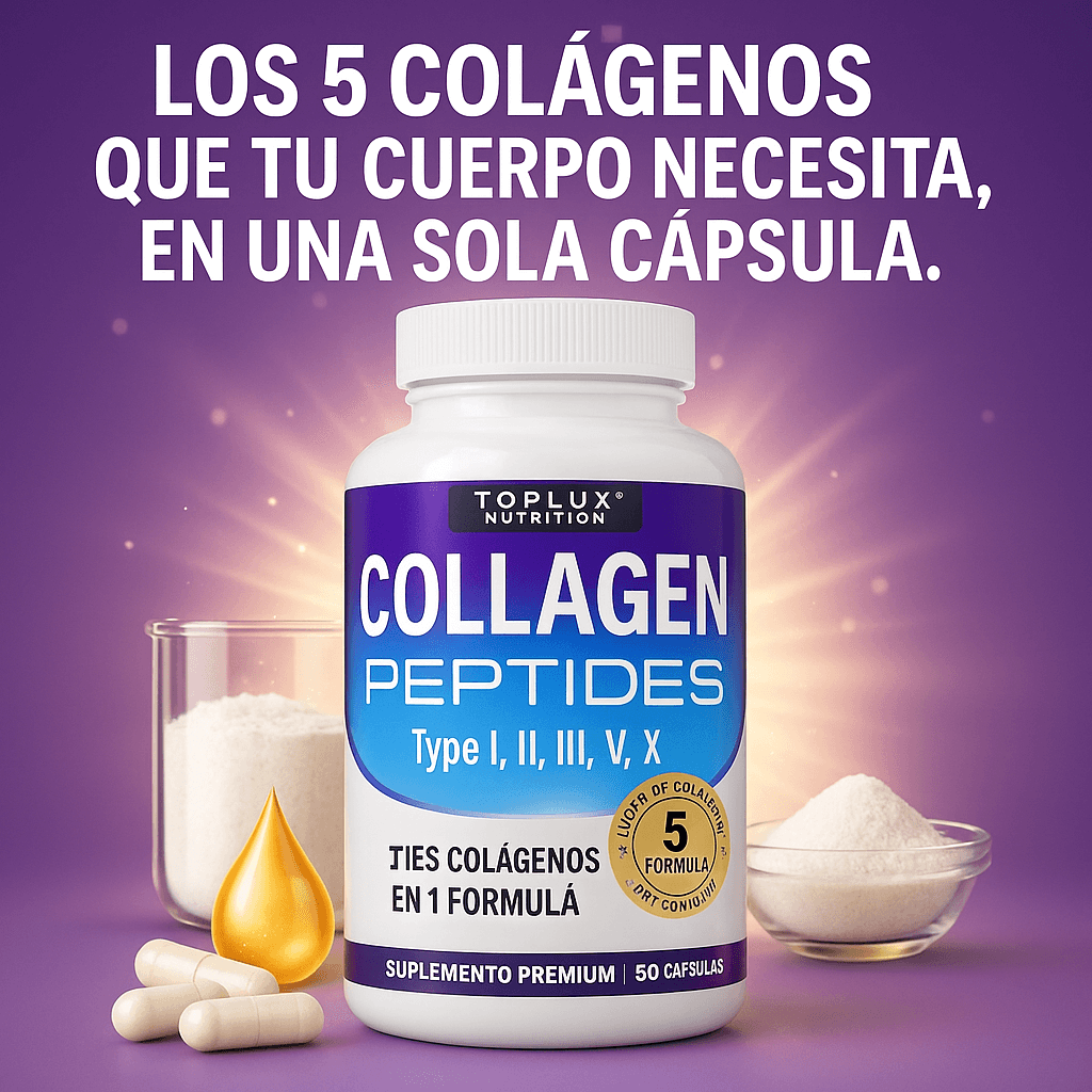 💜COLLAGENO PEPTIDOS💜💜 Todos los tipos de colágeno en una sola cápsula — piel, cabello y articulaciones renovadas