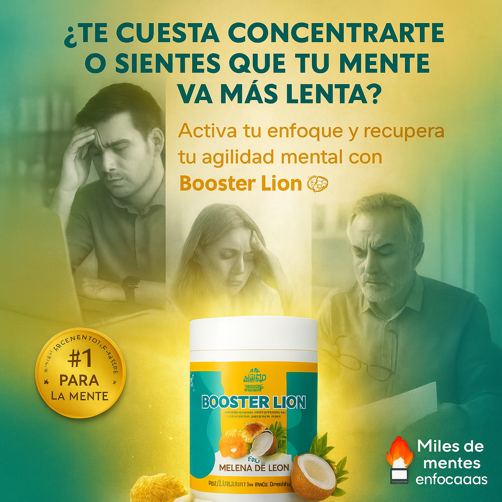 Melena de leon | Activa Tu Mente, Mejora Tu Concentración y Piensa Más Rápido