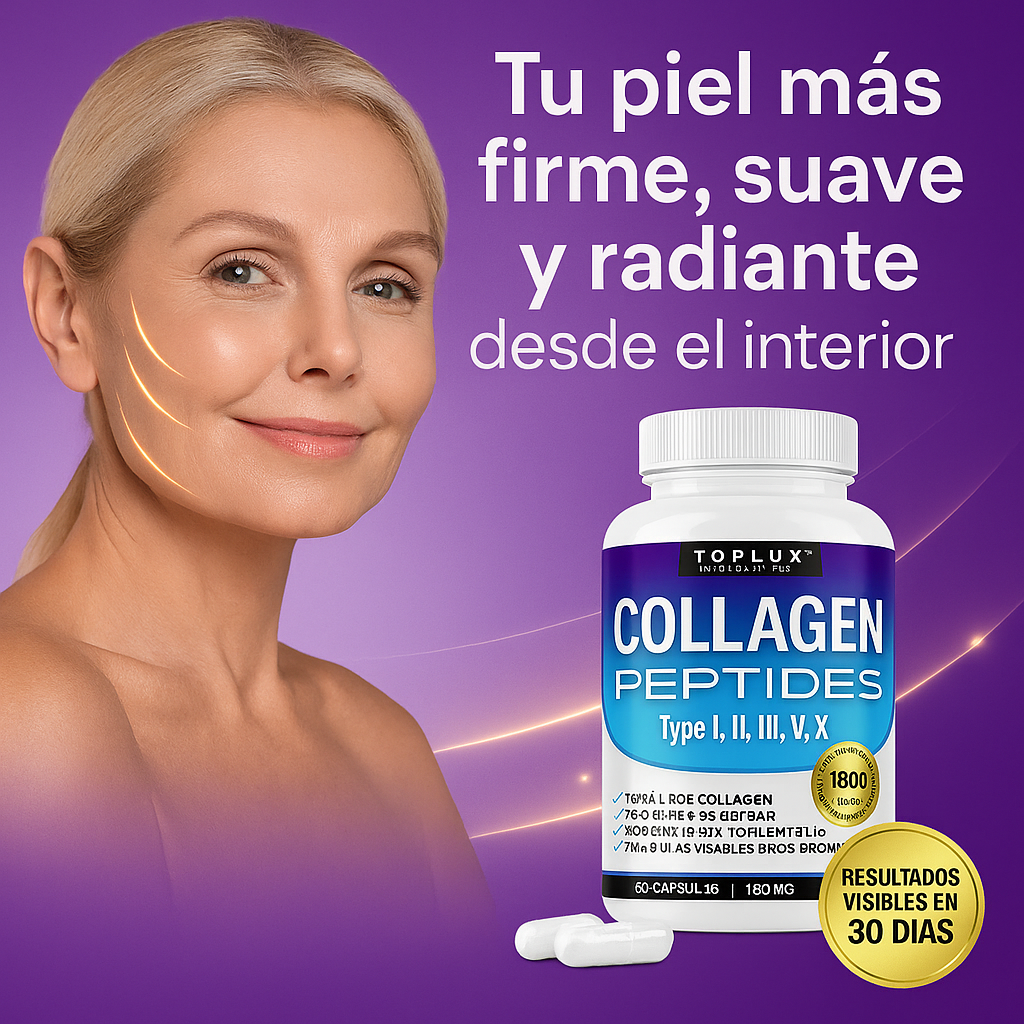 💜COLLAGENO PEPTIDOS💜💜 Todos los tipos de colágeno en una sola cápsula — piel, cabello y articulaciones renovadas