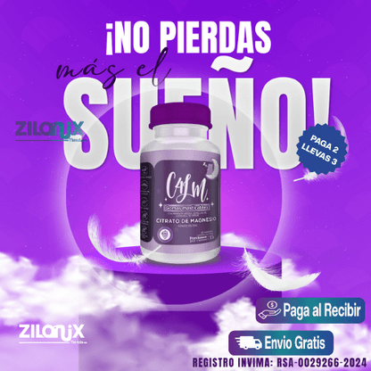 🌙🌙CALM🌙🌙 Di Adiós al Insomnio y a las Noches en Vela - ZILONIX COLOMBIA