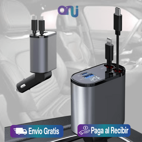 Cargador Retractil |Basta de los Cables Enredados y Baterías Agotadas - ZILONIX COLOMBIA