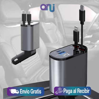 Cargador Retractil |Basta de los Cables Enredados y Baterías Agotadas - ZILONIX COLOMBIA