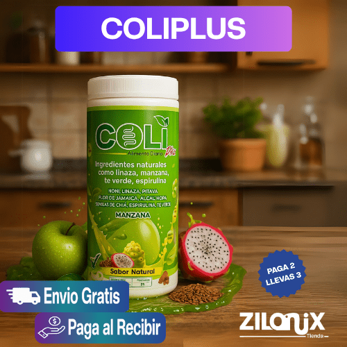 Coliplus| Dile Adiós al Colon Irritable, hinchazón y malestar digestivo - ZILONIX COLOMBIA