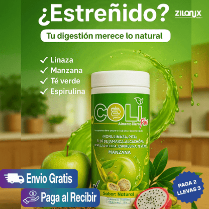 Coliplus| Dile Adiós al Colon Irritable, hinchazón y malestar digestivo - ZILONIX COLOMBIA