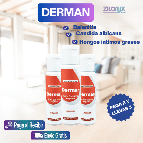 🌿DERMAN🌿🌿 Di Adiós a los Hongos y la Irritación en la Piel - ZILONIX COLOMBIA