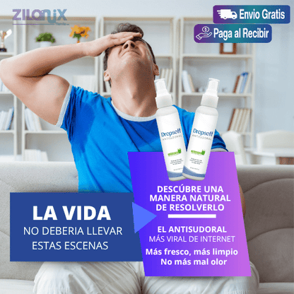 💧💧DROPSOFF💧💧 Di Adiós a la Sudoración Excesiva y Malos Olores - ZILONIX COLOMBIA