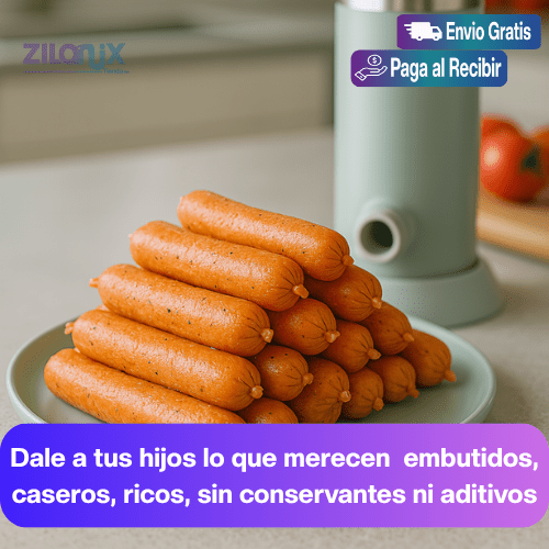 EMBUTIDOR MANUAL |Salchichas caseras, sanas y sin complicaciones para toda la familia - ZILONIX COLOMBIA