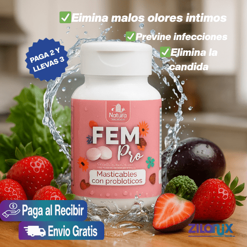 🌸🌸FemPro🌸🌸 Di Adiós al Mal Olor Íntimo y al Desequilibrio Femenino - ZILONIX COLOMBIA