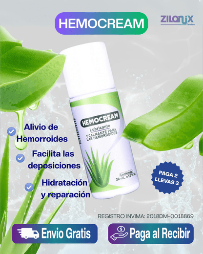 Hemocream | Adios a las hemorroides - ZILONIX COLOMBIA