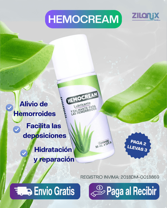 Hemocream | Adios a las hemorroides - ZILONIX COLOMBIA