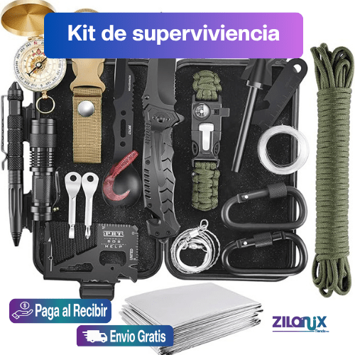 Kit De Supervivencia|Múltiples Herramientas De Emergencia. - ZILONIX COLOMBIA