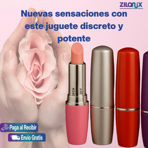Labial Vibrador Discreto|Disfruta tu intimidad desde la discrecion - ZILONIX COLOMBIA
