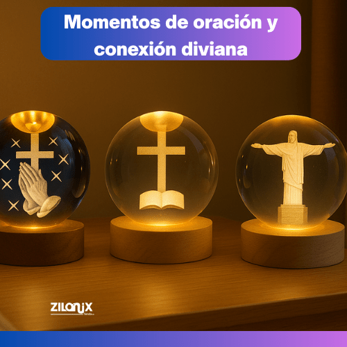 Lampara Esfera 3D - ZILONIX COLOMBIA