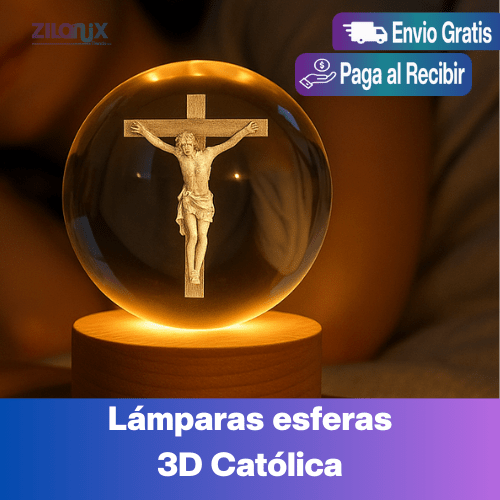 Lampara Esfera 3D - ZILONIX COLOMBIA