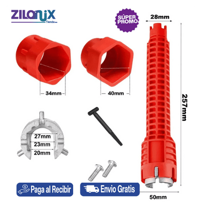 Llave Maestra 360™ | Repara Grifos y Drenajes más Fácil que Nunca - ZILONIX COLOMBIA