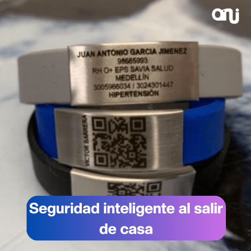 Manilla de identifiacion QR - ZILONIX COLOMBIA