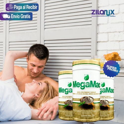 💪MegaMac💪💪 Di Adiós al Cansancio y Recupera Tu Energía Masculina - ZILONIX COLOMBIA