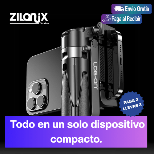 📸 Mini Grip Quadripod 4 en 1 |¡Tu estudio portátil cabe en el bolsillo! - ZILONIX COLOMBIA