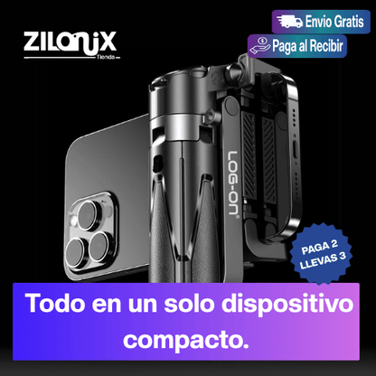 📸 Mini Grip Quadripod 4 en 1 |¡Tu estudio portátil cabe en el bolsillo! - ZILONIX COLOMBIA