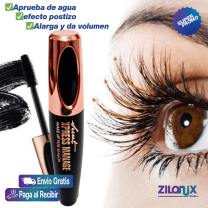 Pestañina 4D ❤DEJA QUE TUS OJOS HABLEN POR TI - 500% mas largas - ZILONIX COLOMBIA