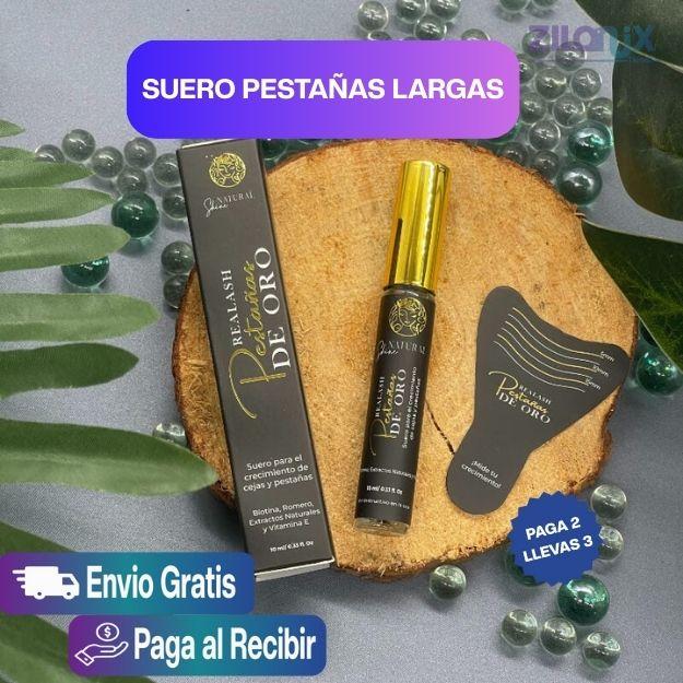 SERUM PESTAÑAS DE ORO |No más pestañas postizas! Descubre el suero natural que transforma tu mirada desde la raíz. - ZILONIX COLOMBIA