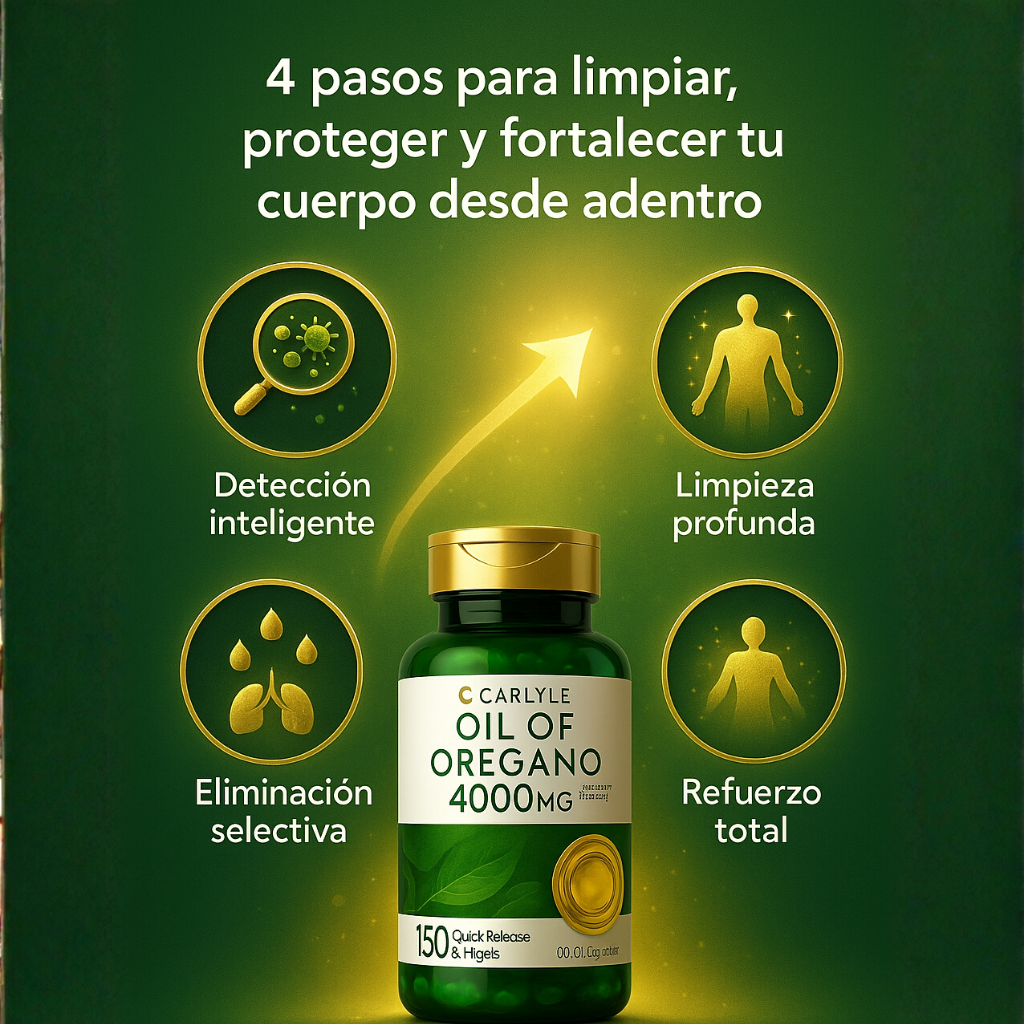 🌿ACEITE DE OREGANO 🌿  Refuerza tus defensas y despídete de las infecciones internas